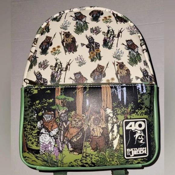 FUNKO Return Jedi 40th Anniversary Star Wars Mini Backpack Ewok Disney - Picture 1 of 3